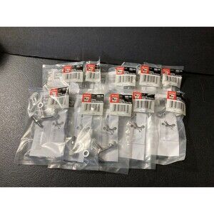 Bulldog Hardware Lot of 10 Chrome Hinge Pin Doorstop DHH-135 New In Package